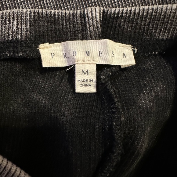 NWOT Acid-Washed Ribbed Flare Bell Bottom Pants - Picture 5 of 6